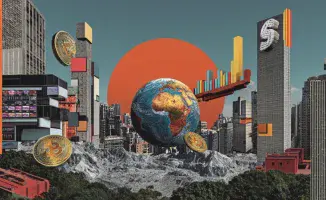 Мировые рынки в минусе: золото растет, доллар укрепляется