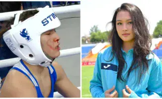 Элина Базарова: красавица из Шымкента покорила ринг, оставив следы победы в крови