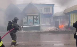 На центральном рынке Петропавловска сгорели бутики из-за проблем с электричеством