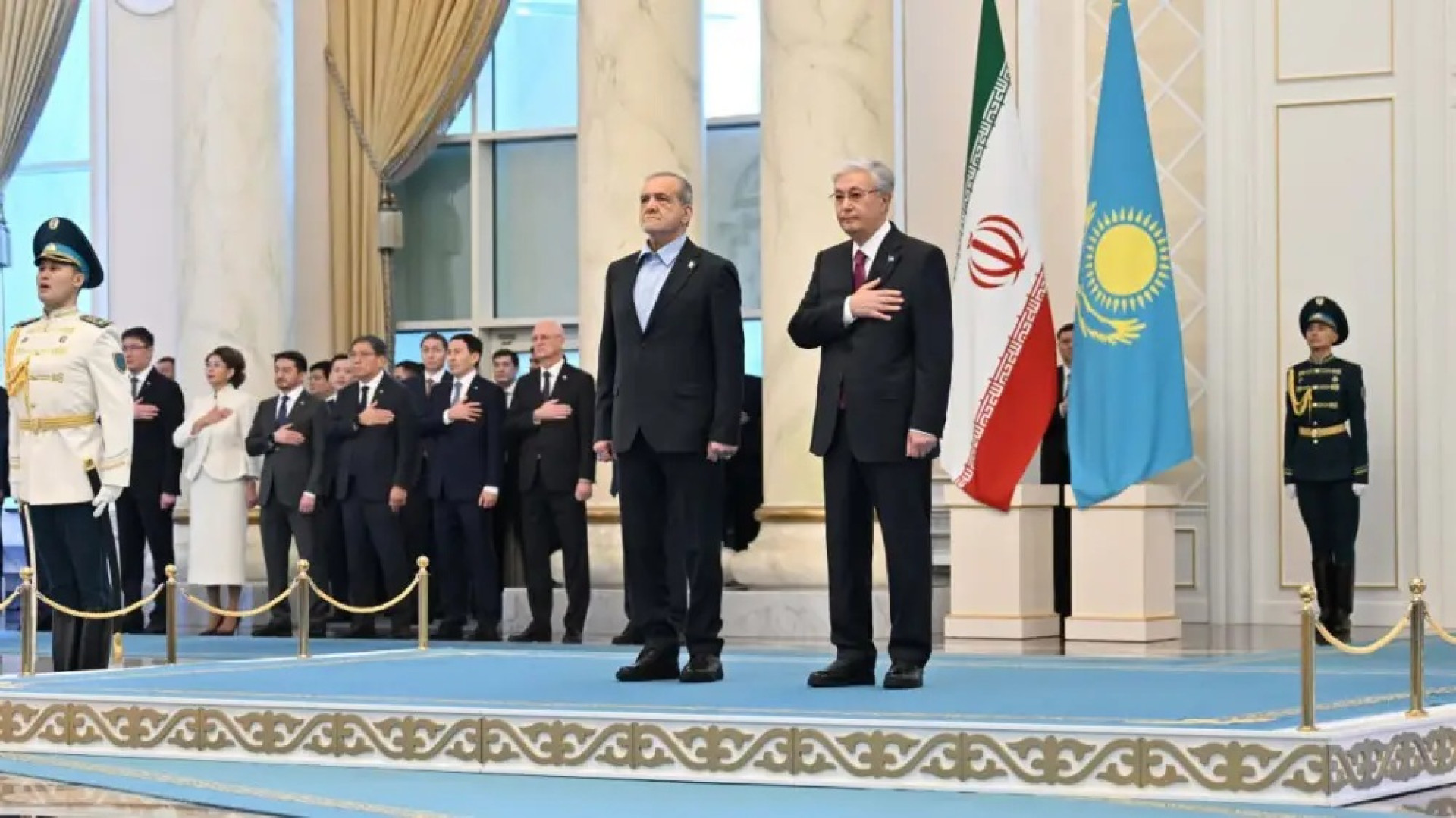 президент Ирана и Токаев
