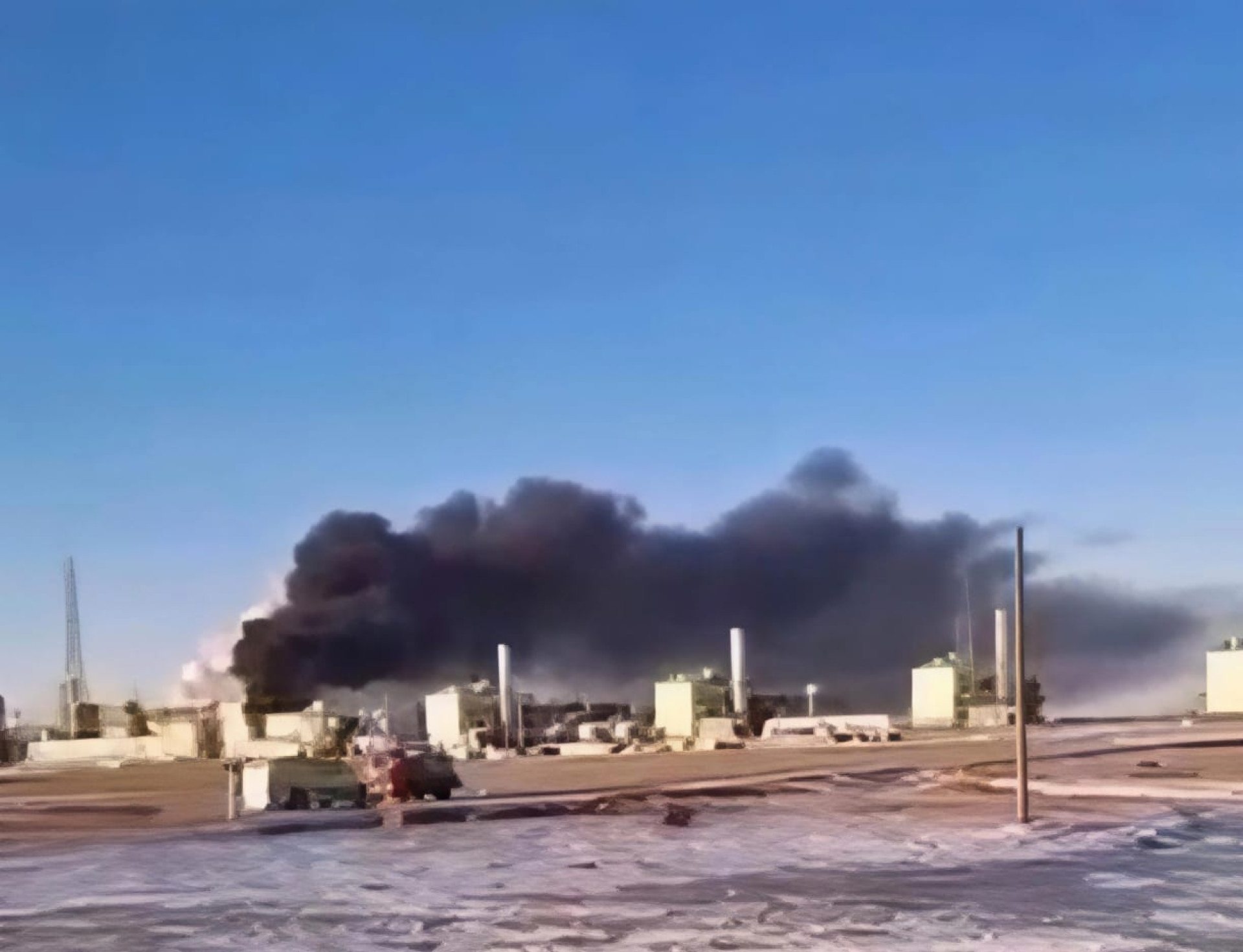 пожар на Тенгизе