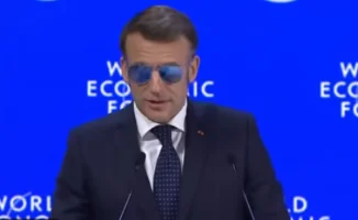 Образ Макрона в стиле Top Gun взлетел: акции производителя очков выросли на фоне его выступления в Давосе