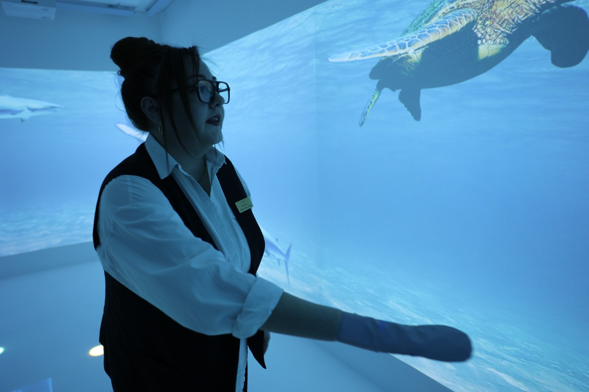 Интерактивный зал с проектором