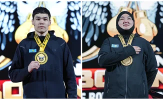 Казахстанские боксеры Сабыржан Аккалыков и Дина Исламбекова получили миллионы за золото чемпионата Азии