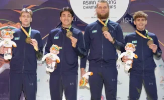 Казахстан: шпага в руках чемпионов завоевала Азию!